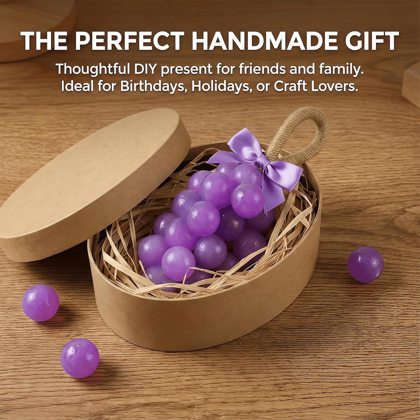 Soap Making Kit For Kids - Grape Soap Mold Easy-Release Food-Grade Craft