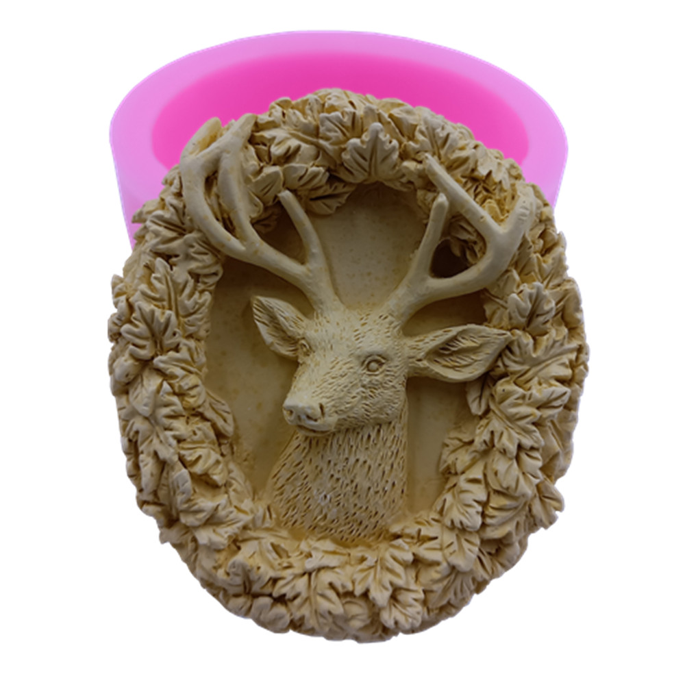 Soap Making Tray - Deer Design Soap Silicone Mold for