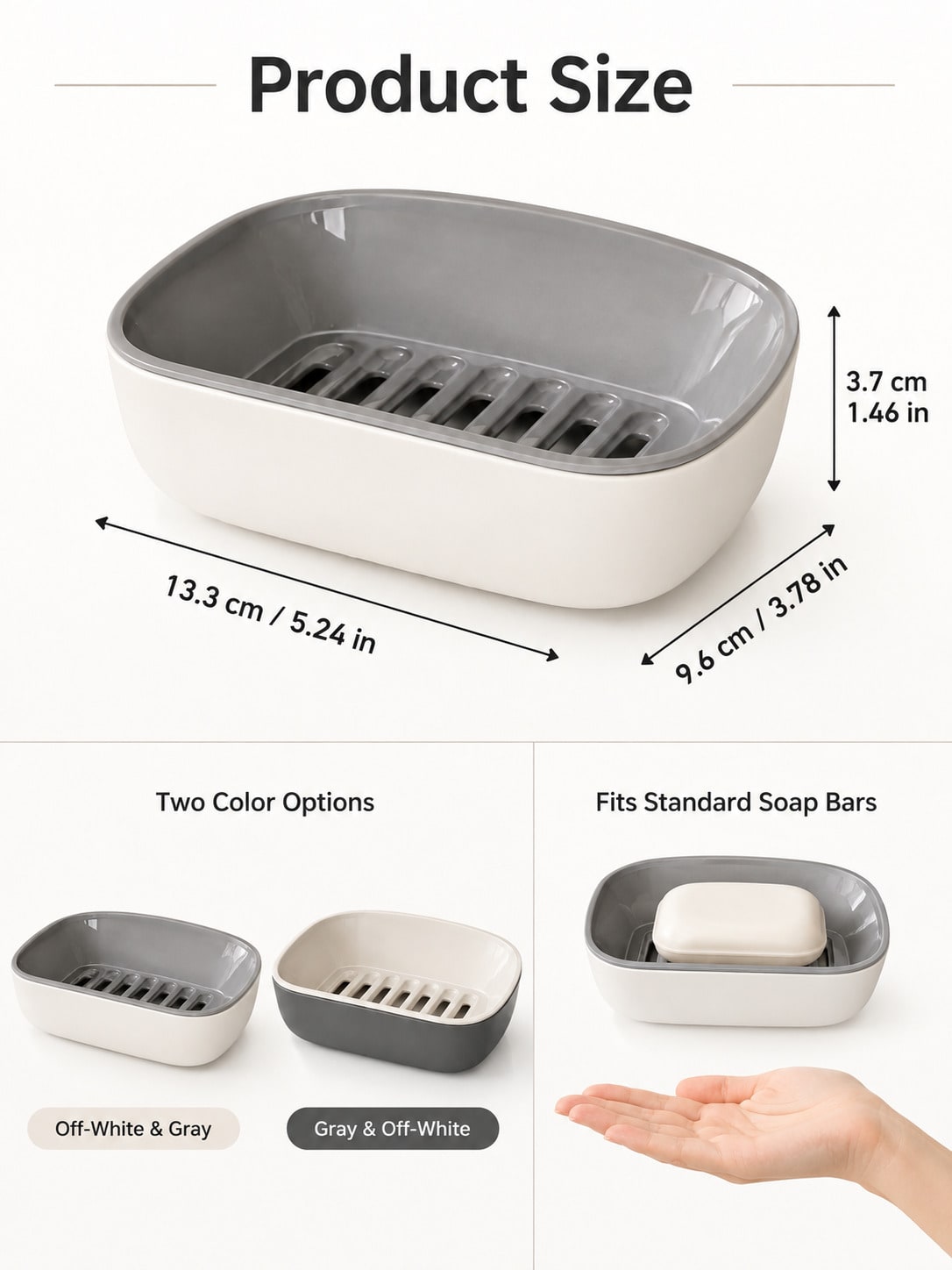 Soap Dish Draining - Double Layer Soap Holder, Household Bathroom