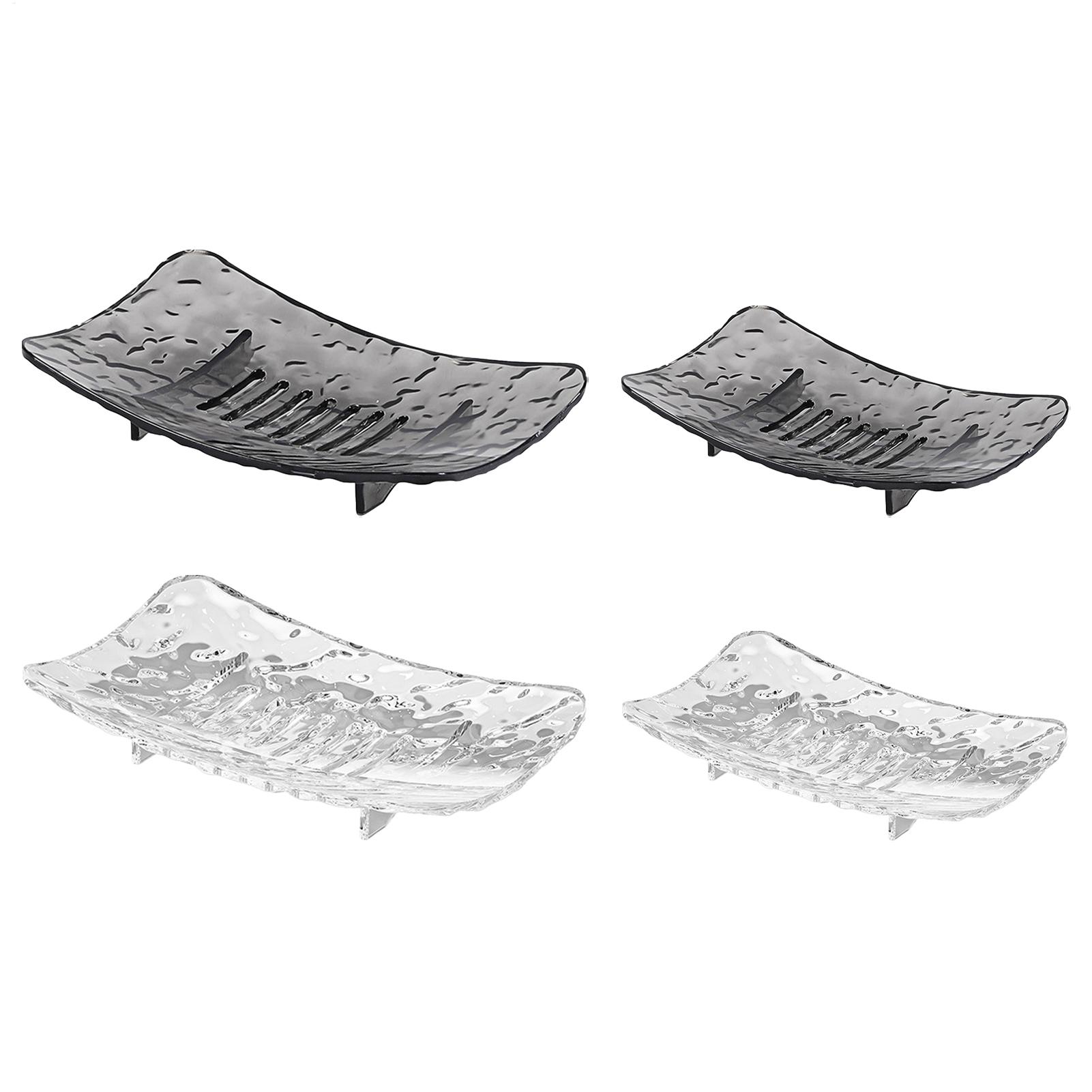 Soap Dish Draining - Bathroom Soap Dishes No-Drill Soap Holder
