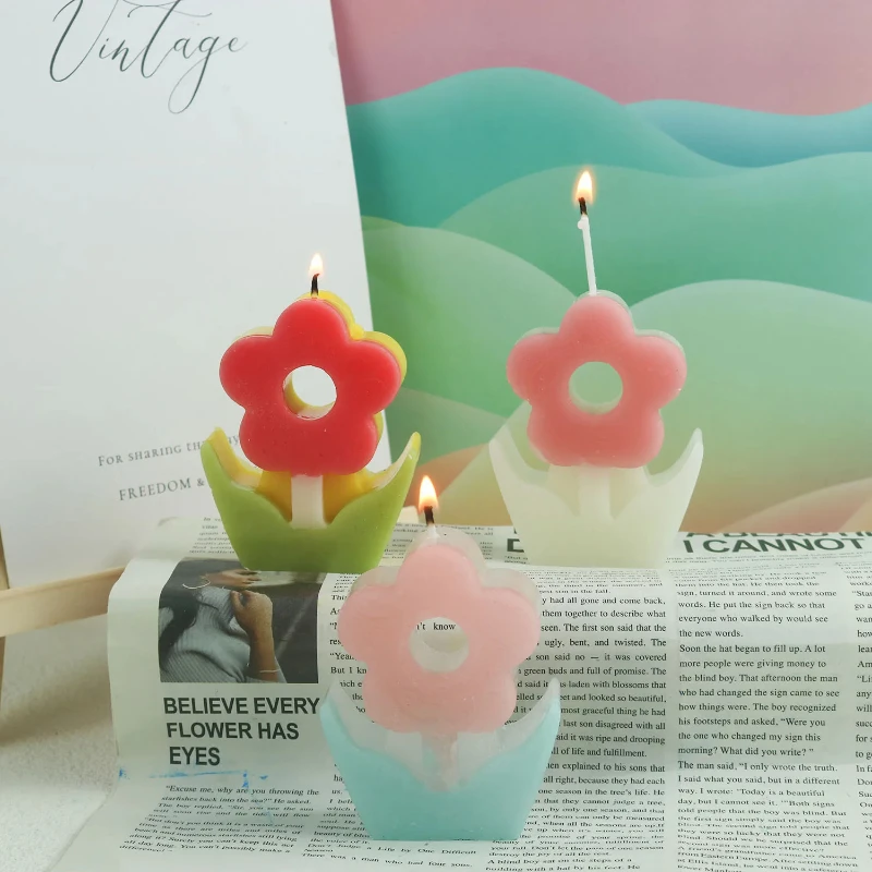Flower Aromatherapy Candle Sil - огляд і ціна Soap Making In Home