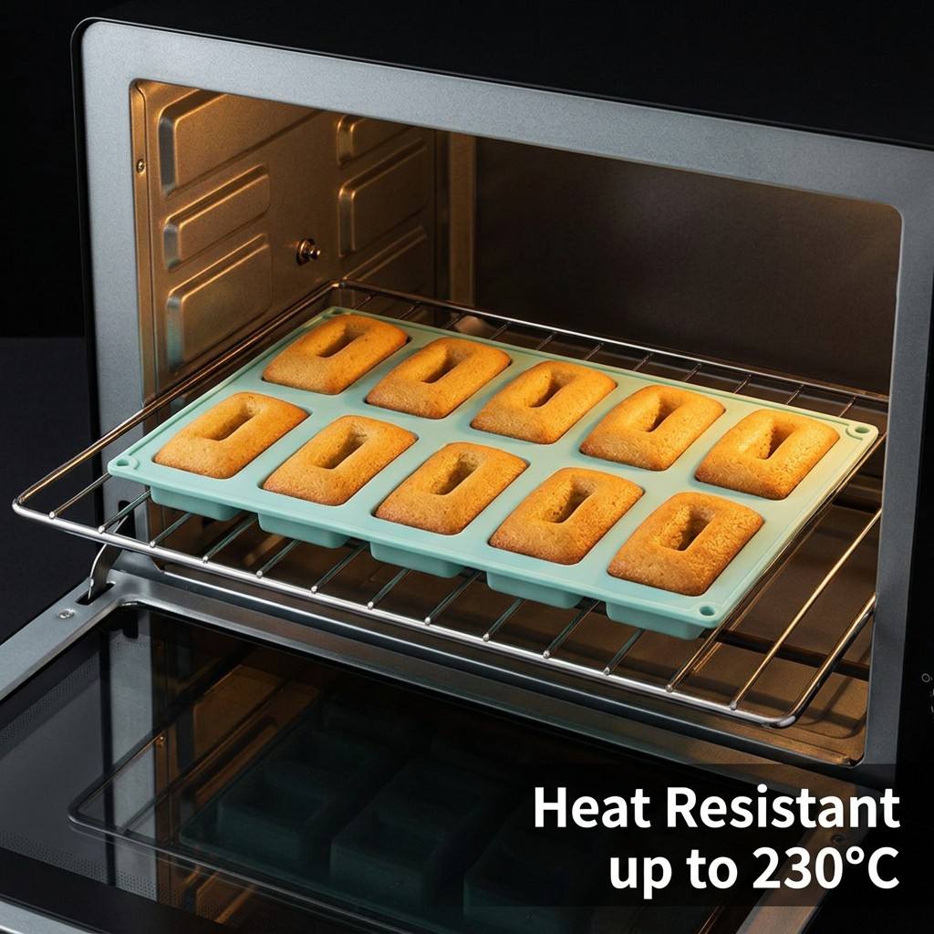 Non-stick 10-Hole Rectangle Si - огляд і ціна Soap Making Tray