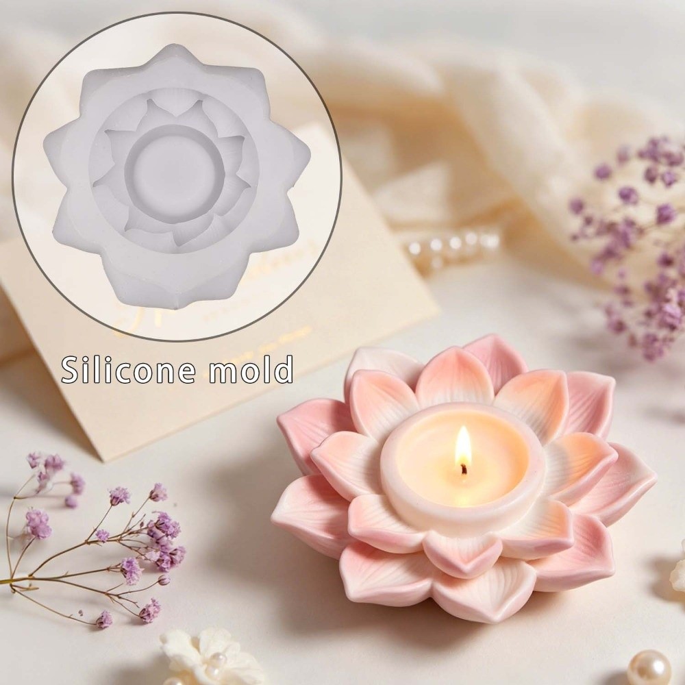 Creative 3D Lotus Candle Base  - огляд і ціна Soap Making Base