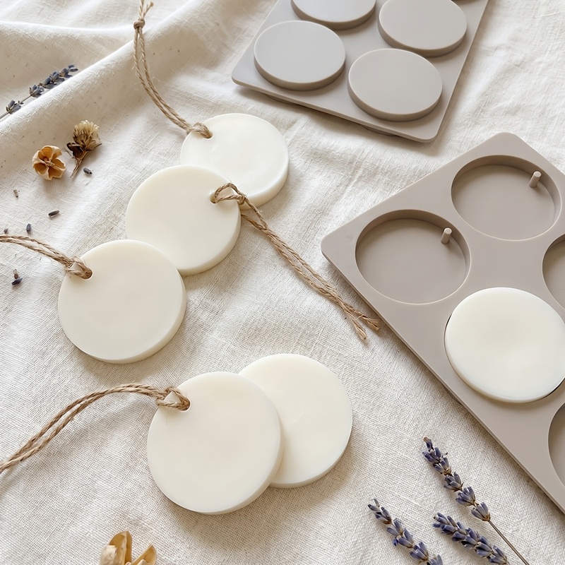 6-Cavity Round Tag Silicone Mo - огляд і ціна Soap Making Tray