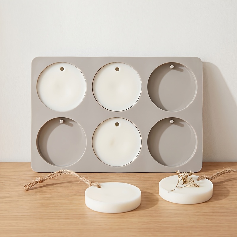 6-Cavity Round Tag Silicone Mo - огляд і ціна Soap Making Tray