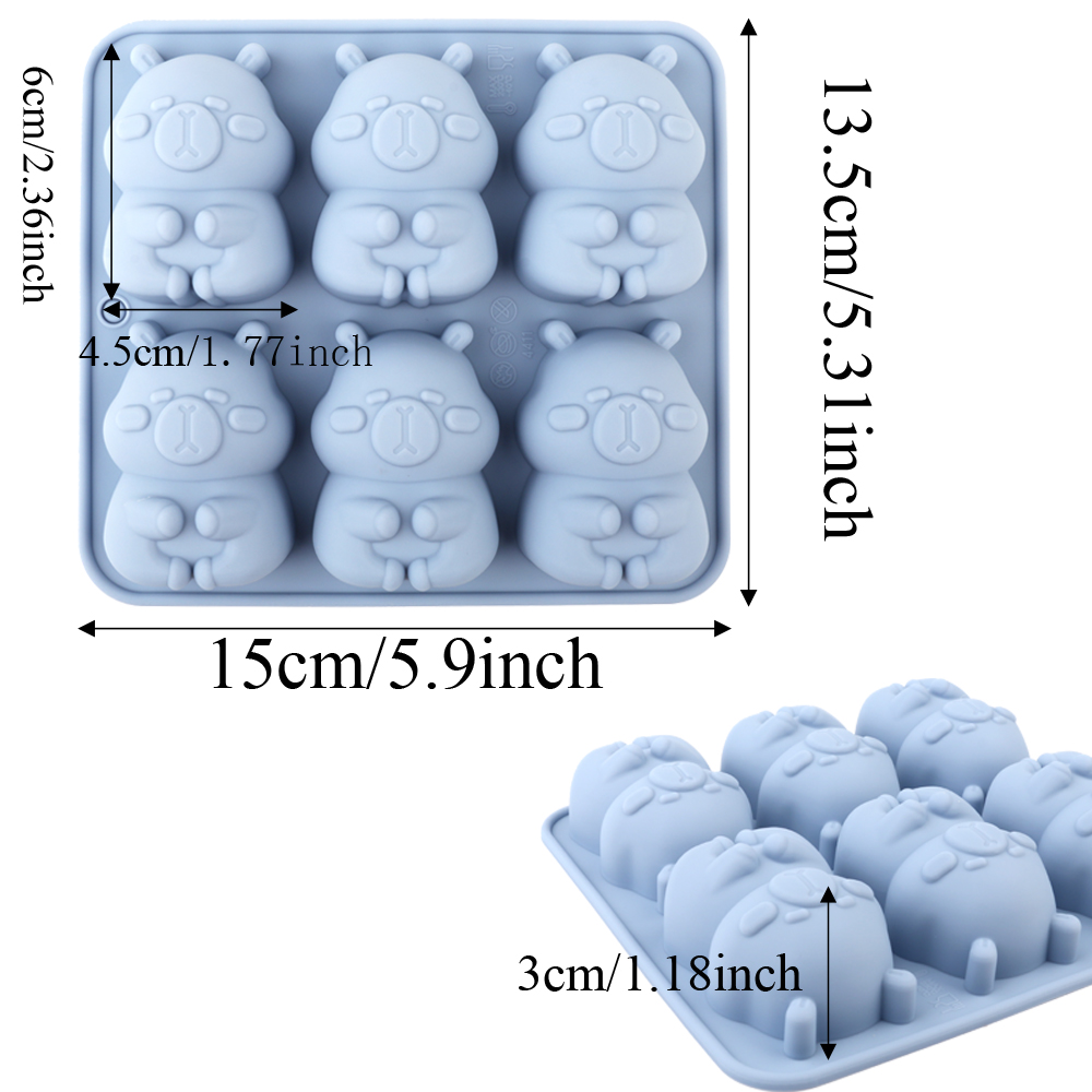 1 Silicone Cake Mold in the Sh - огляд і ціна Soap Making Tray