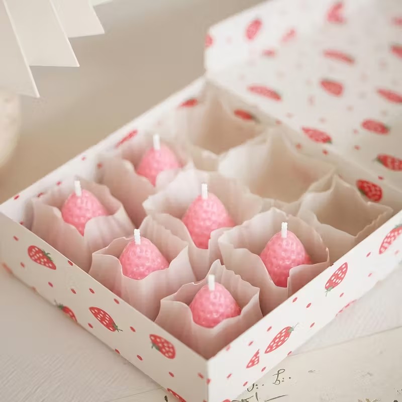 Strawberry Silicone Candle Mol - огляд і ціна Soap Making Tray