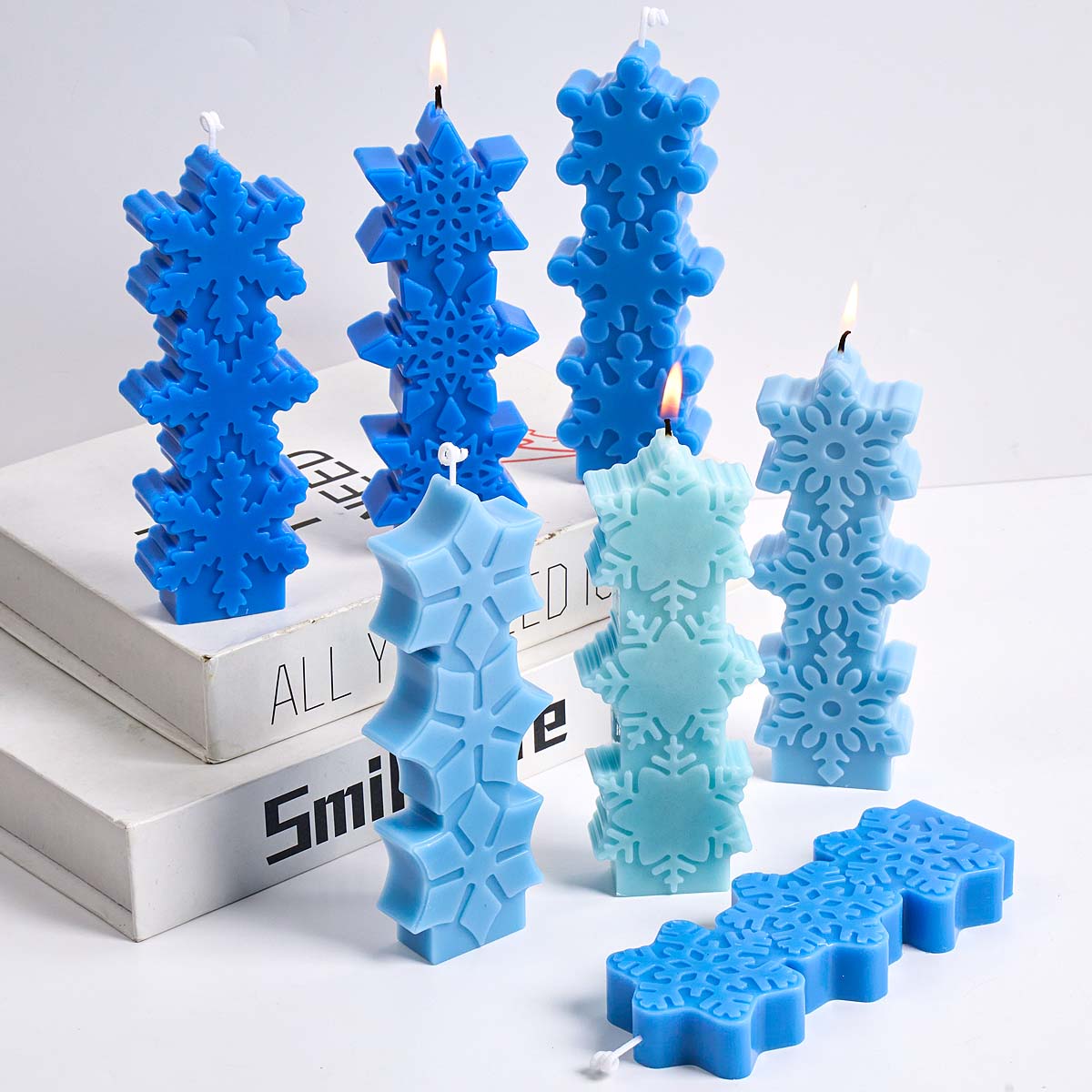 Christmas Snowflake Candle Mol - огляд і ціна Soap Making In Home