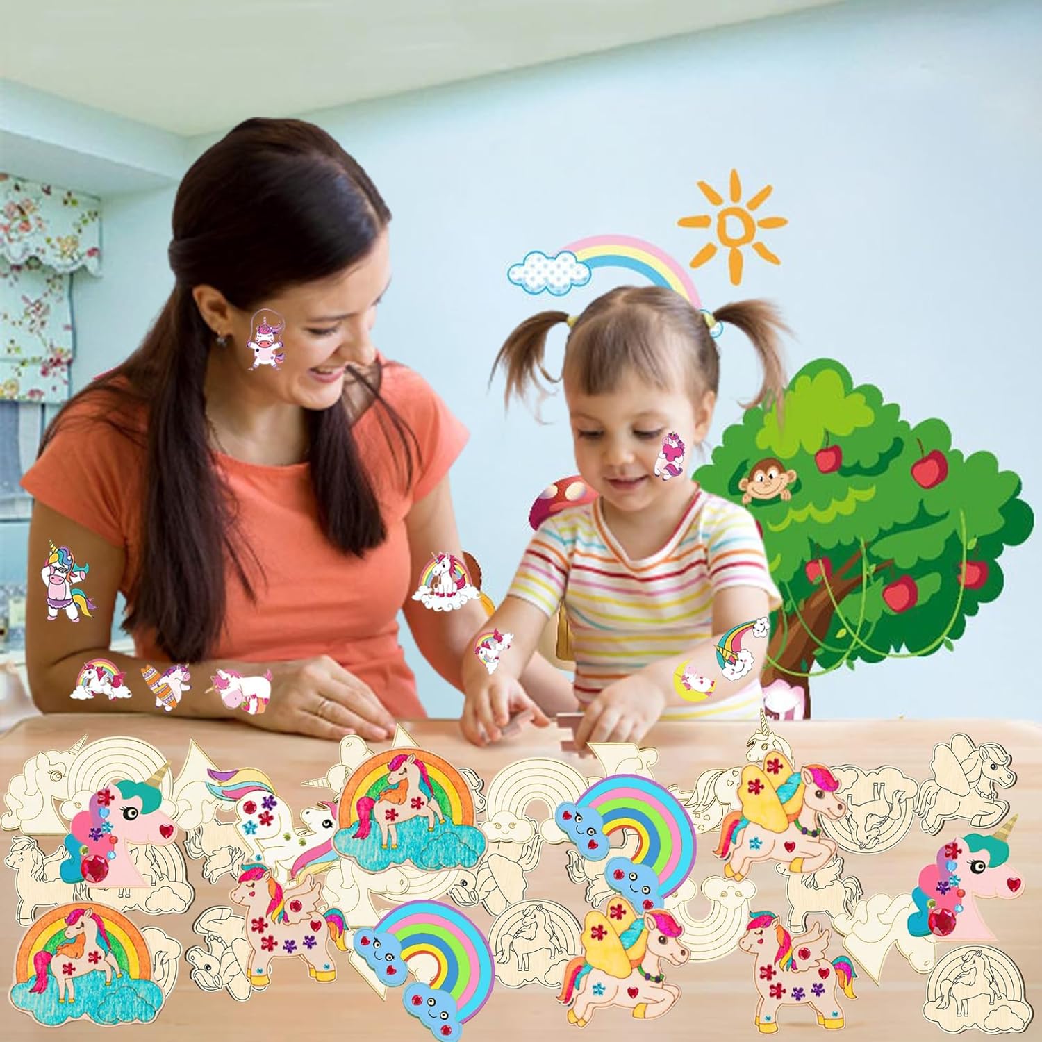 386Pcs Unicorn Wood Craft Set  - огляд і ціна Soap Making Kit For Kids