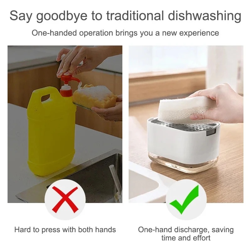 2In1 Dish Soap Dispenser Liqui - огляд і ціна Soap Making Tray