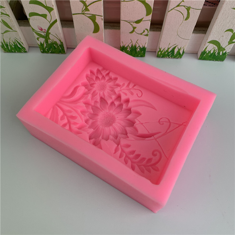 3D Square Rose Flower Silicone - огляд і ціна Soap Making Diy Kit