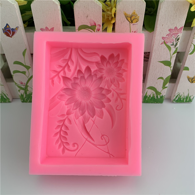 3D Square Rose Flower Silicone - огляд і ціна Soap Making Diy Kit