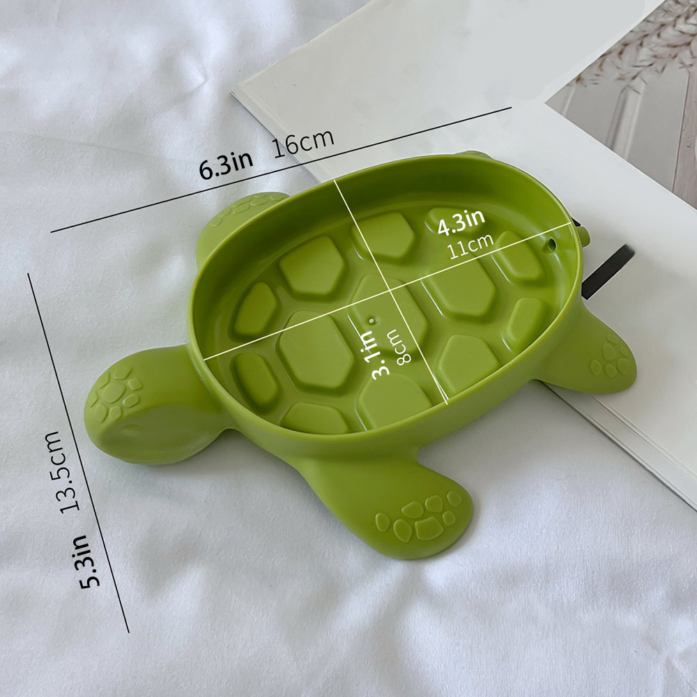Turtle Drain Soap Box  Cartoon - огляд і ціна Soap Dish Draining