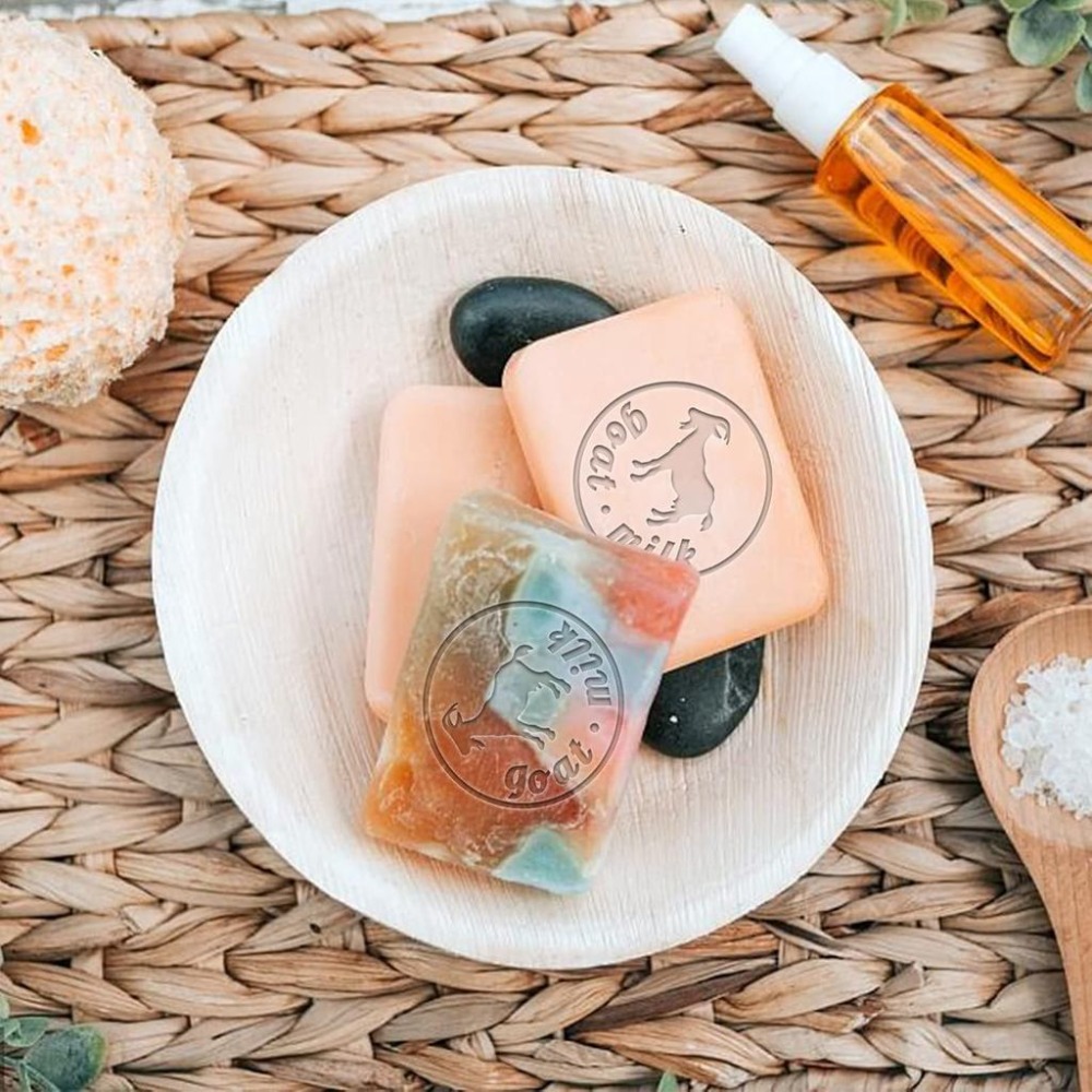1pc Goat Milk Acrylic Stamp Wo - огляд і ціна Soap Making Goats Milk
