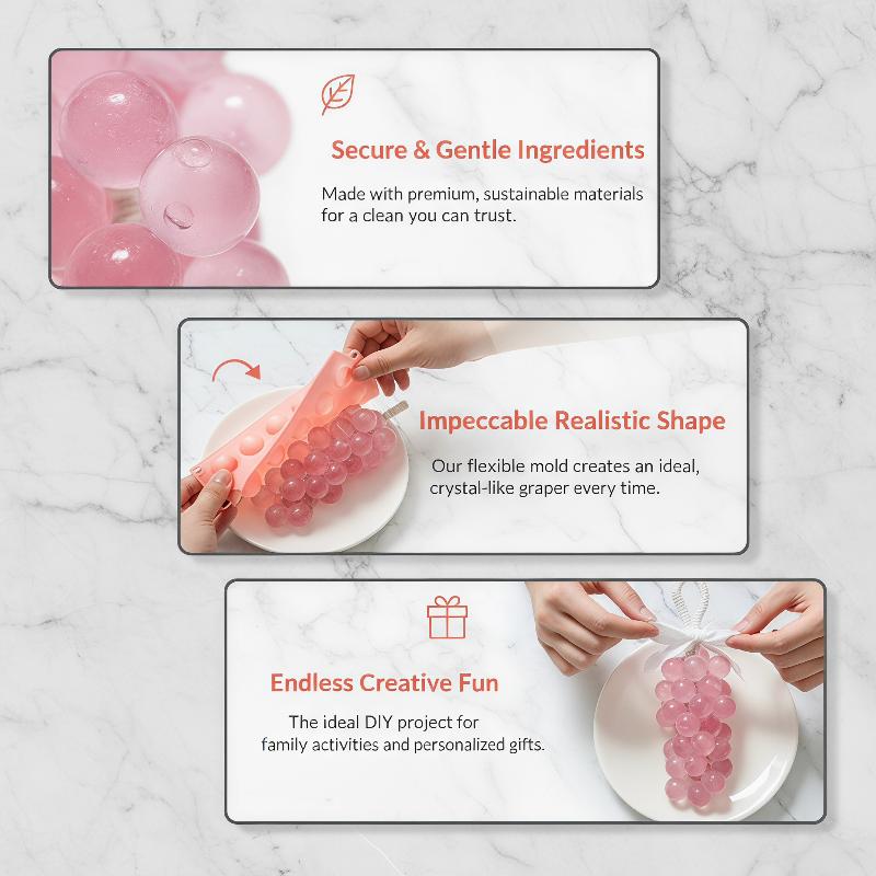 Silicone Grape Ball Molds Easy - огляд і ціна Soap Making Kit For Kids