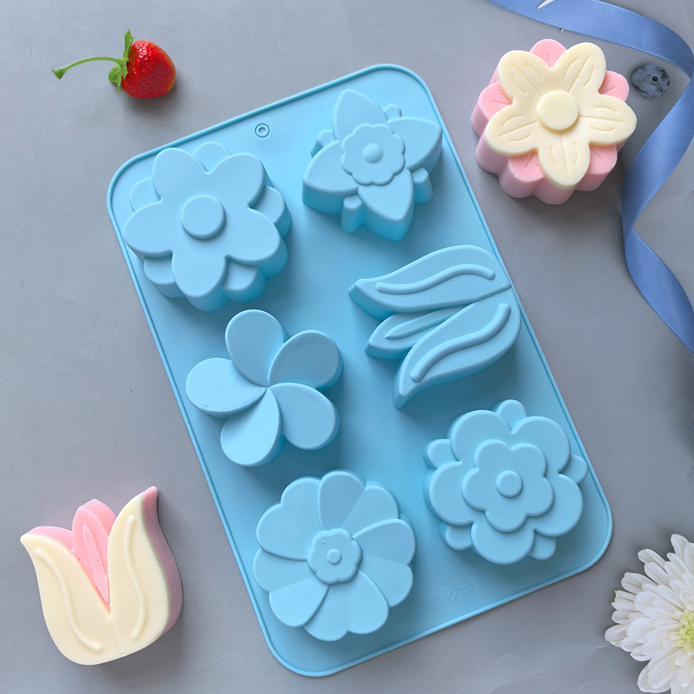 kinds Flower Silicone Molds Di - огляд і ціна Soap Making Tray