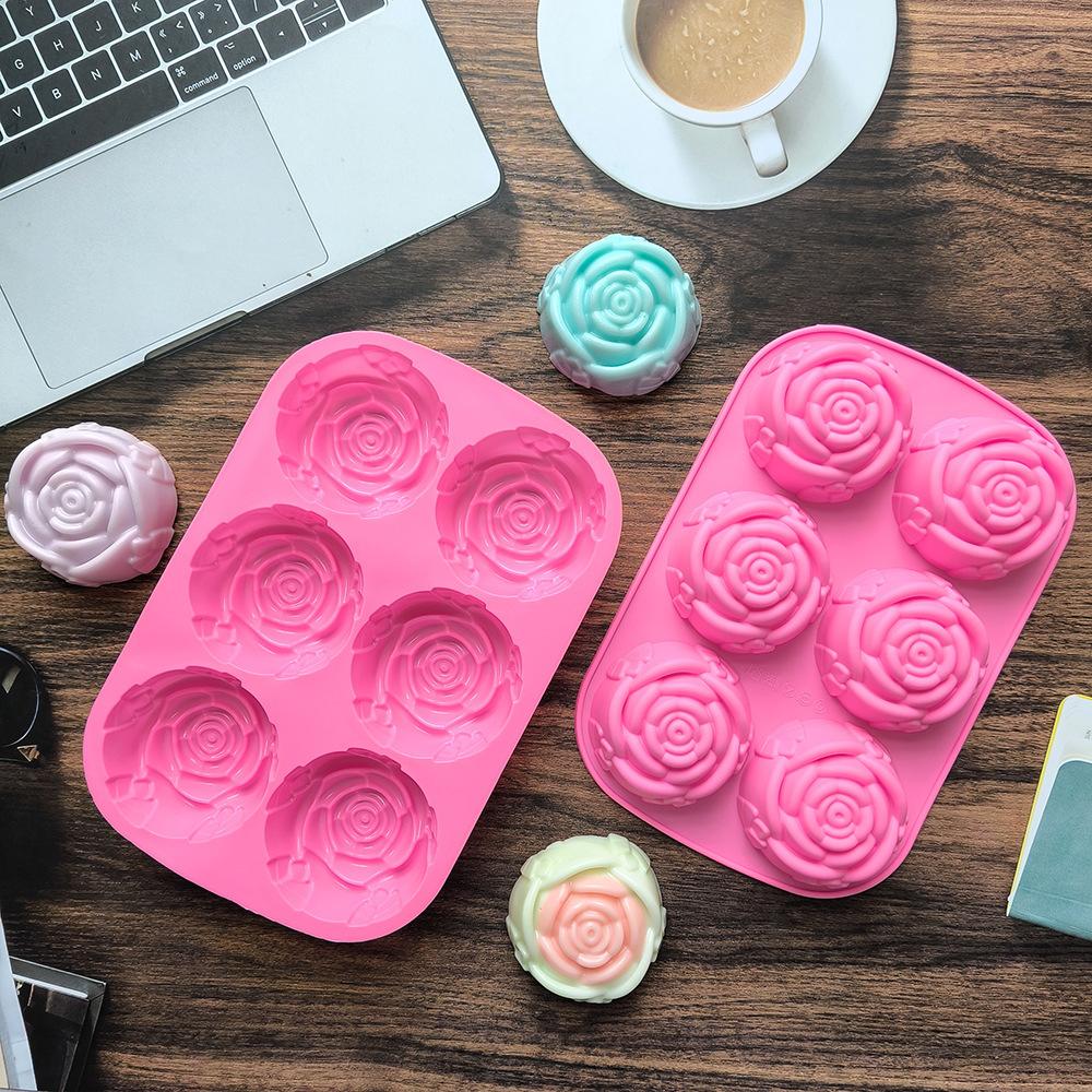 6 Holes Rose Flower Handmade S - огляд і ціна Soap Making Kit For Kids