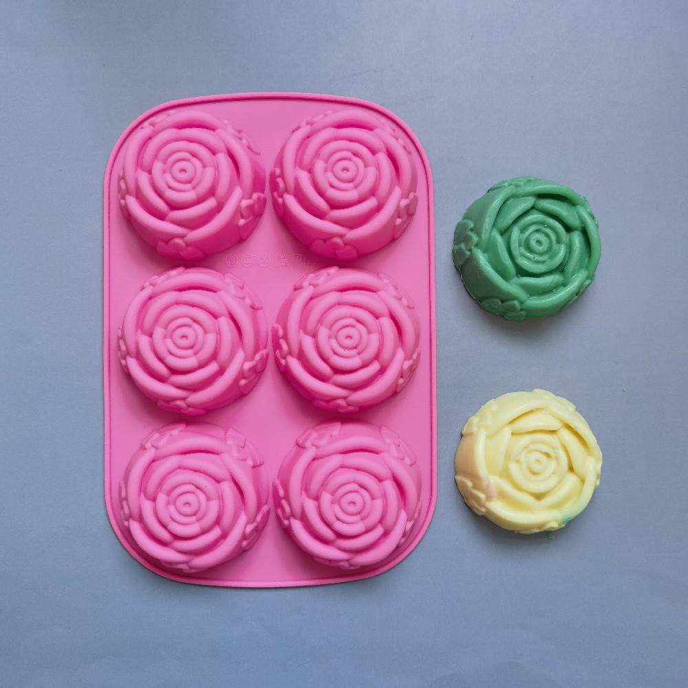 6 Holes Rose Flower Handmade S - огляд і ціна Soap Making Kit For Kids