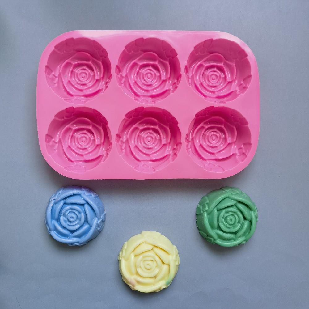 6 Holes Rose Flower Handmade S - огляд і ціна Soap Making Kit For Kids