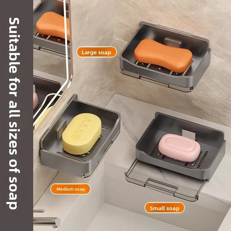 1pcs Wall Mounted Soap Drain B - огляд і ціна Soap Dish Draining