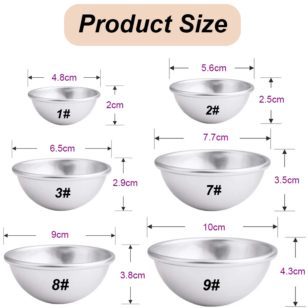4PCS/Set Semicircle Sphere Bat - огляд і ціна Soap Making Base